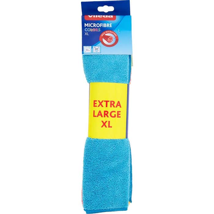 Vileda Microfibre Colors XL cm 36x34 4pz