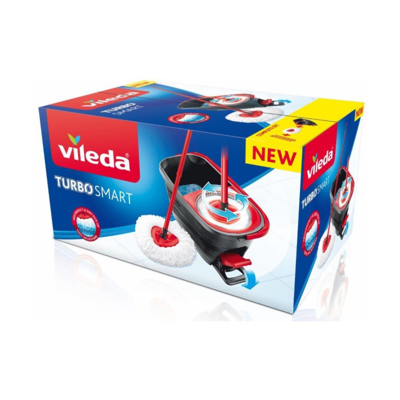 VILEDA TURBO SMART SISTEMA (SECCHIO-FIOCCO MICRIFIBRA-MANICO)