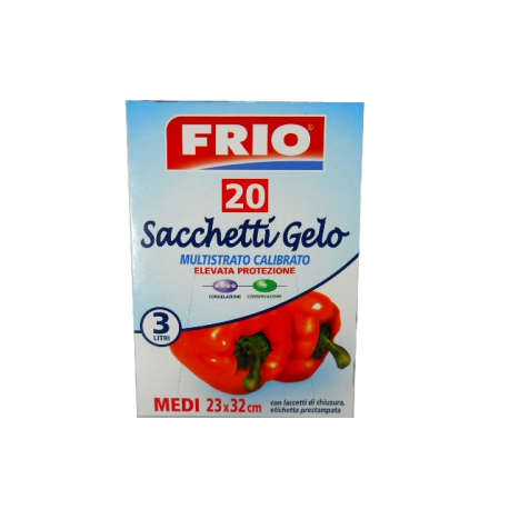 FRIO 20 Sacchetti Gelo Medi 23x32 cm