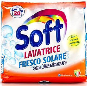 SOFT Lavatrice in Polvere Fresco Solare 20 Lavaggi 