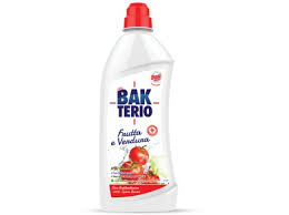BAKTERIO Frutta e verdura con antibatterico 100% igiene sicura 1L