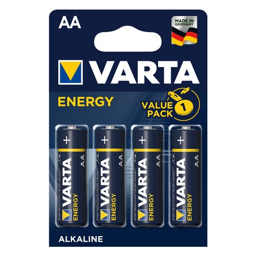 VARTA  Energy Pile Formato Aa Stilo Alcaline 1.5V - 4 Pezzi