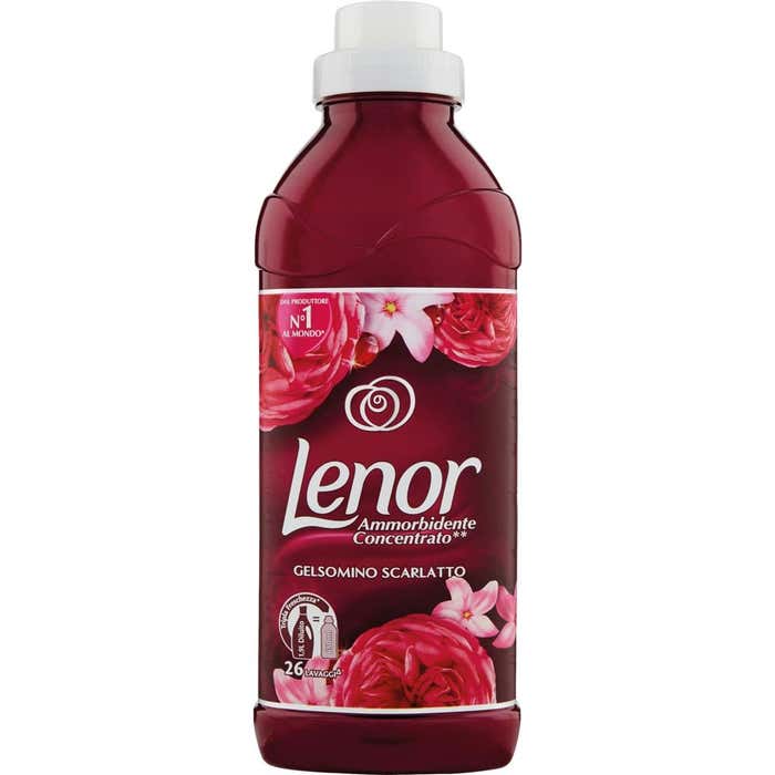 LENOR Ammorbidente Concentrato Gelsomino Scarlatto 26 Lavaggi - 650 ml