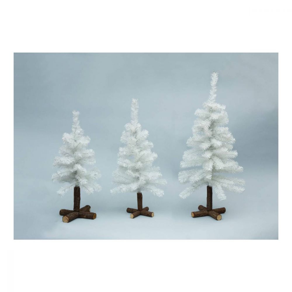 Alberino Bianco Base Legno 90cm