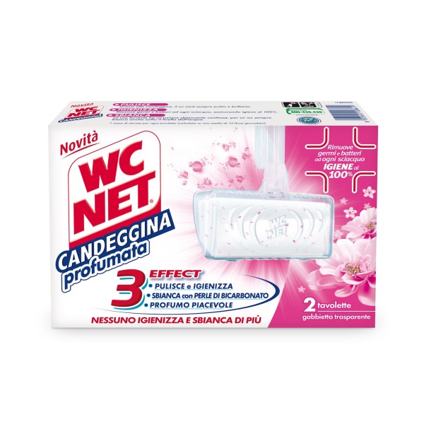 Wc net tavoletta solida candeggina profumata 2 pz