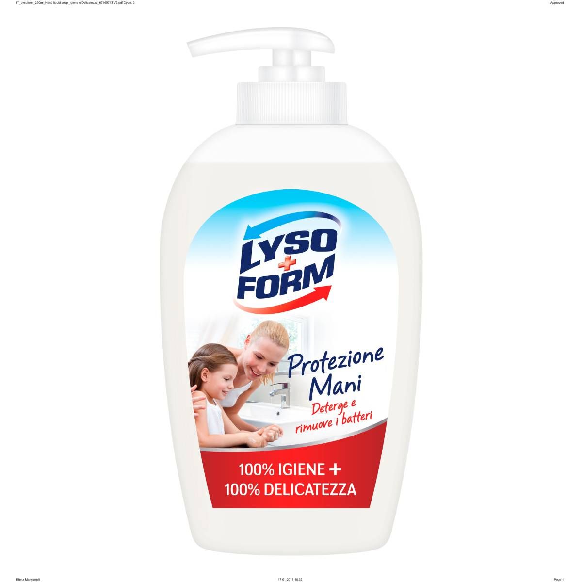 LYSOFORM Sapone Liquido Mani Delicato 250ml