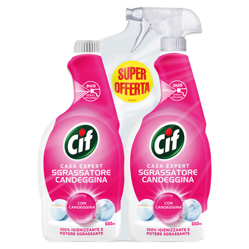 Cif casa Expert sgrassatore con candeggina + ricarica