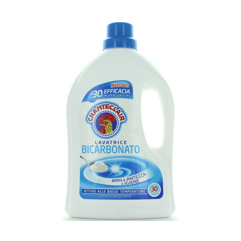 CHANTECLAIR DETERSIVO LIQUIDO BUCATO LAVATRICE BICARBONATO 30 LAVAGGI 1500 ML