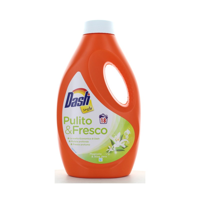 DASH DETERSIVO BUCATO LAVATRICE LIQUIDO MAGNOLIA & ALOE VERA SIMPLY 18 LAVAGGI