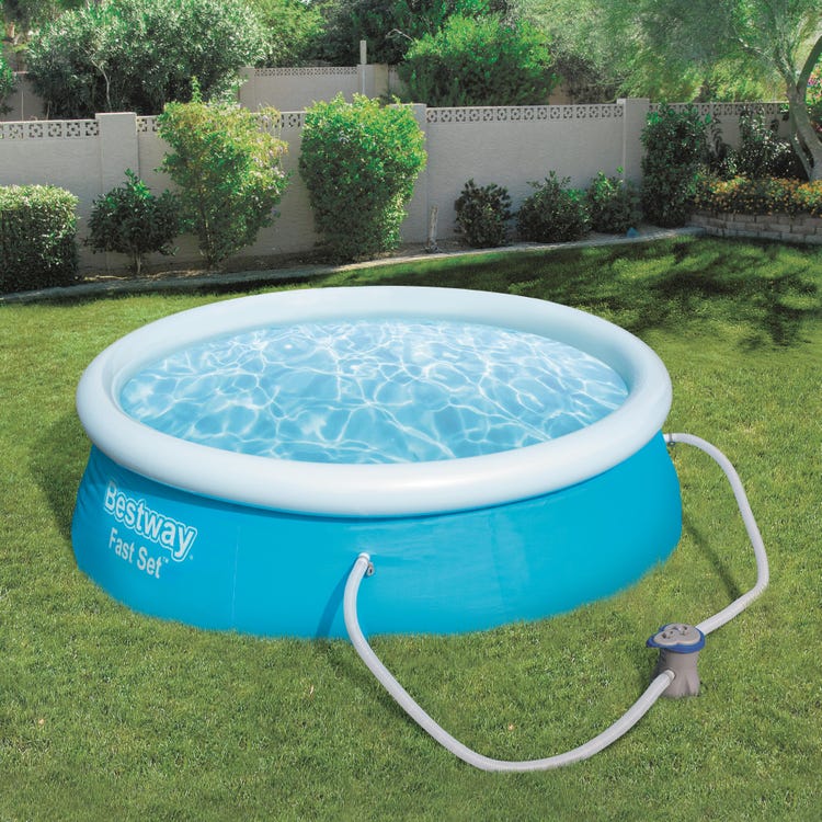 Piscina fuori terra tonda gonfiabile BESTWAY Fast set Ø 305 cm xH 76 cm