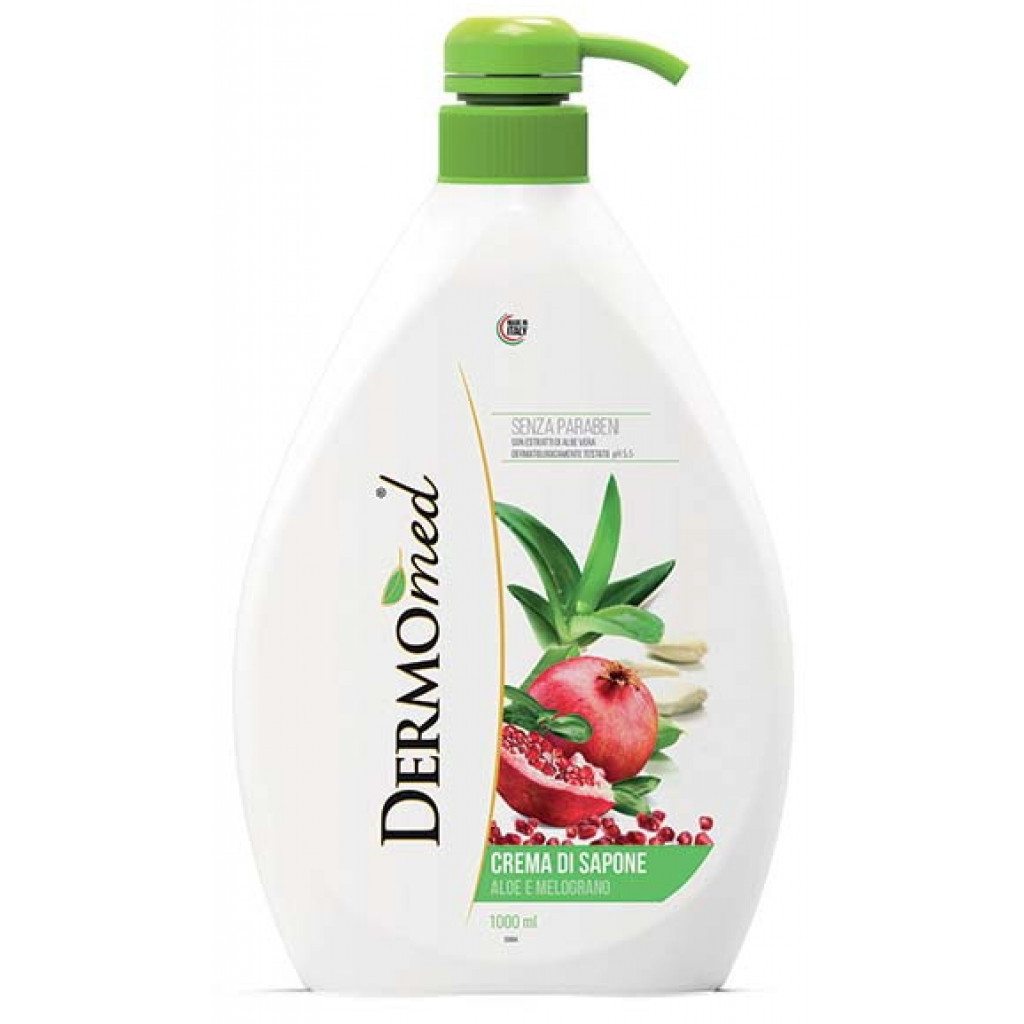 Dermomed Aloe e Melograno Crema Sapone 1000 ml