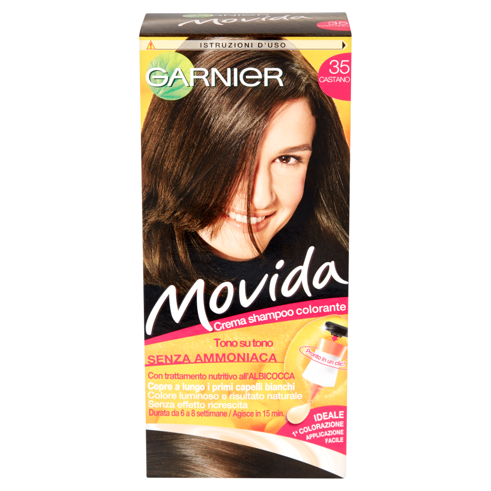 Movida Crema Shampoo Colorante Castano N.35