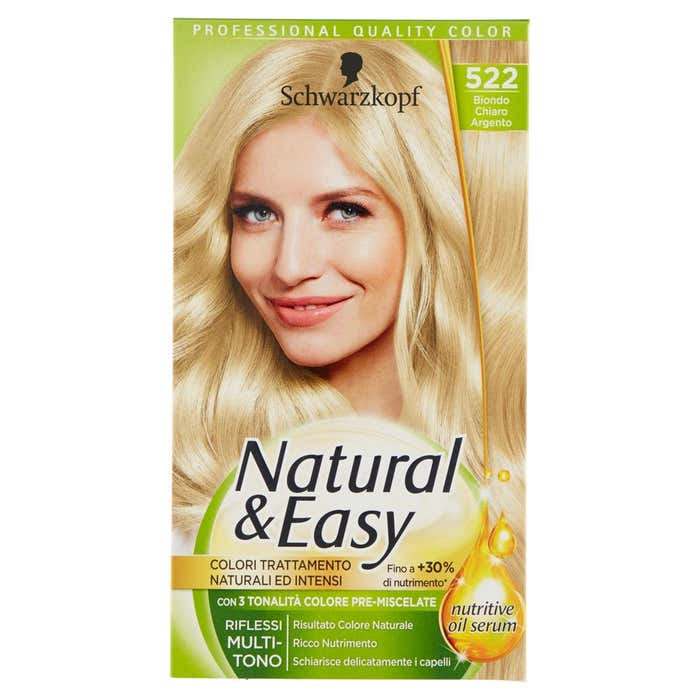 NATURAL&EASY Colorazione Capelli Natural&Easy 522 Biondo Chiaro Argento