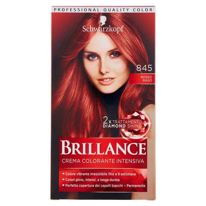 BRILLANCE Brillance Crema Colorante Intensiva 845 Rosso Raso