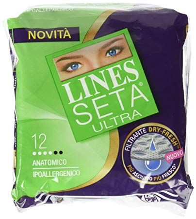 Lines Seta Ultra Anatomico Ipoallergenico 12 pezzi 