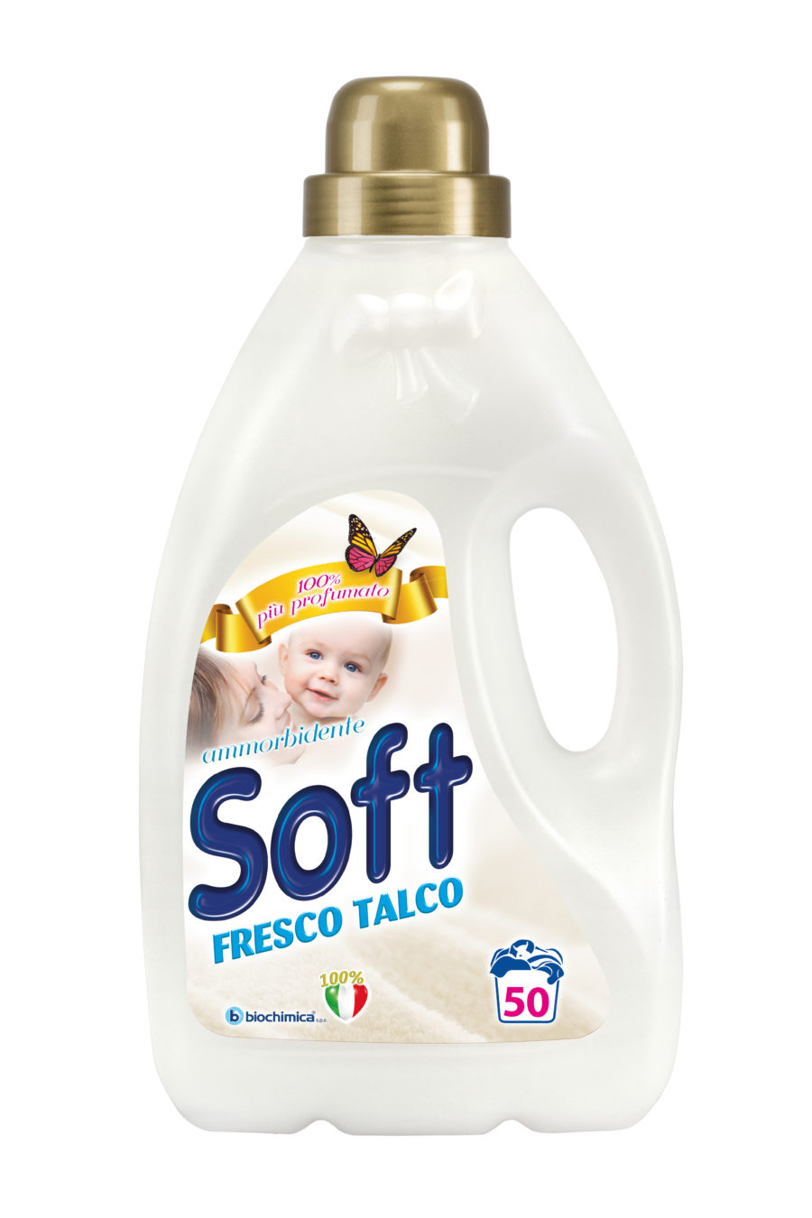 SOFT Ammorbidente Fresco Talco 3 L - 50 Lavaggi