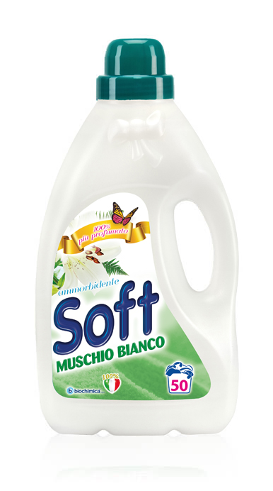 SOFT Ammorbidente Muschio Bianco 3 L - 50 Lavaggi