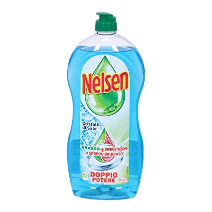 NELSEN Detersivo Piatti Cristalli di Sale 900 ml