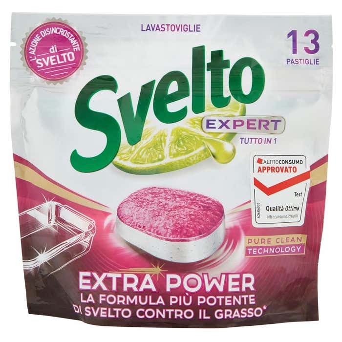 Svelto Expert Extra Power Tutto in 1 Lavastoviglie 13 Pastiglie 228 g