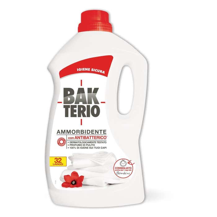 BAKTERIO ammorbidente antibatterico 32 lavaggi