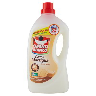 OMINO BIANCO detersivo marsiglia 52 lavaggi 