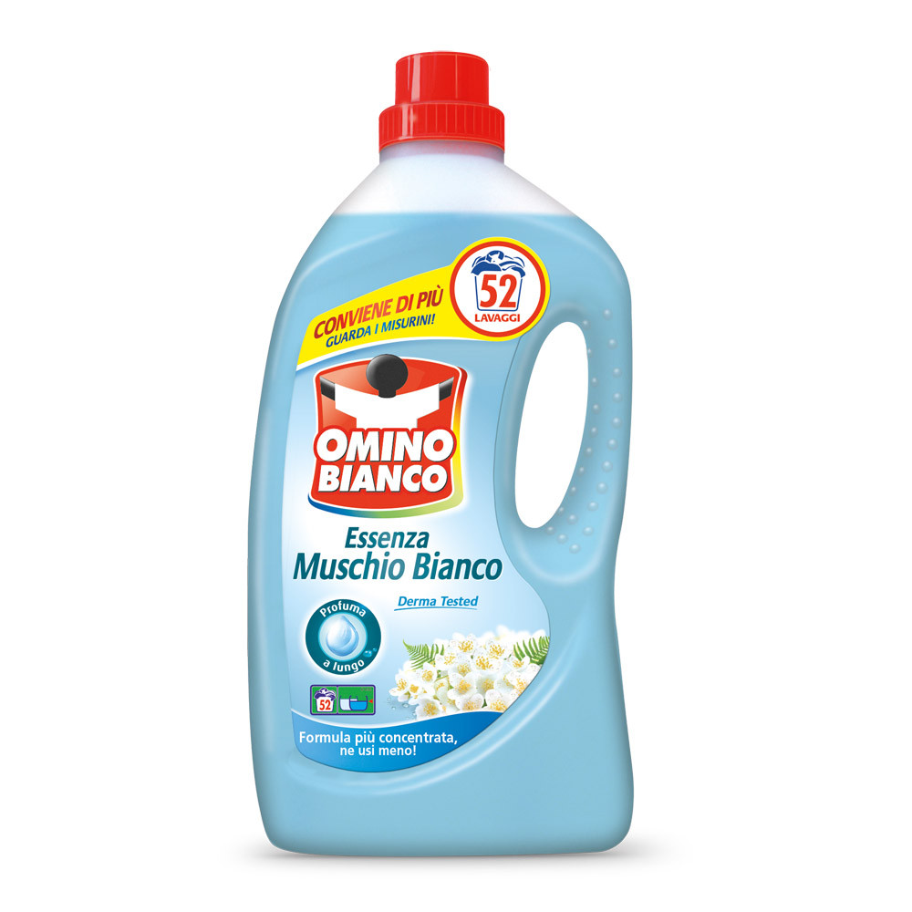 OMINO BIANCO detersivo muschio bianco lavaggi 52  