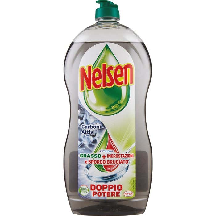 NELSEN Detersivo piatti Carboni Attivi 900 ml