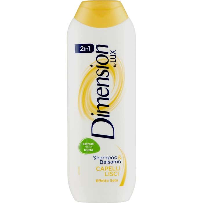 Dimension by Lux Shampoo & Balsamo 2in1 Capelli Lisci Effetto Seta 250 ml