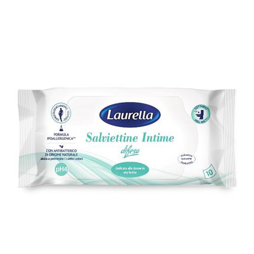 LAURELLA 10 Salviettine Intime Difesa 
