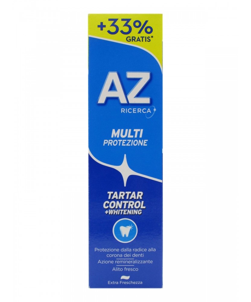 AZ Dentifricio Multi Protezione Tartar Control + Whitening 100 ml