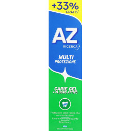 AZ Dentifricio Multi Protezione Carie Gel + Fluoro Attivo 100 ml