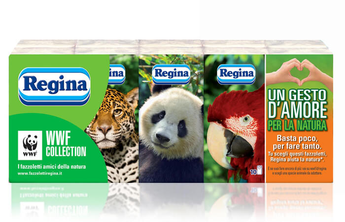 REGINA Fazzoletti wwf Collection 10 pezzi