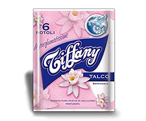 TIFFANY Carta Igienica al Talco 6 Rotoli