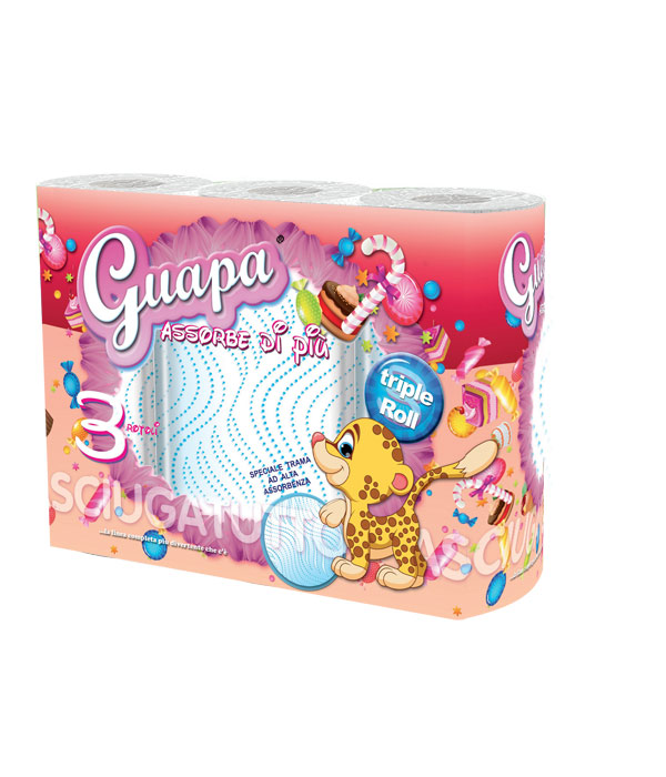 GUAPA Asciugatutto 3 Rotoli 