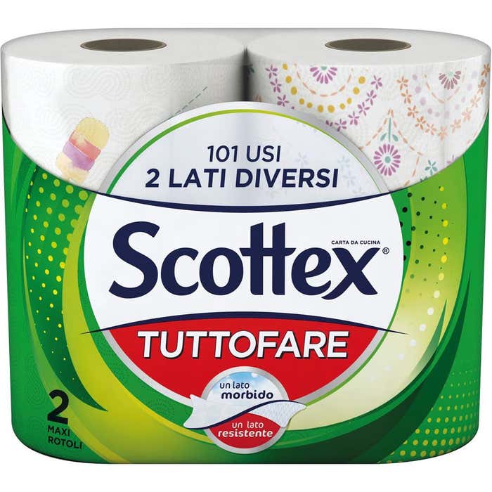 SCOTTEX Carta Asciuga Tuttofare 2 pezzi