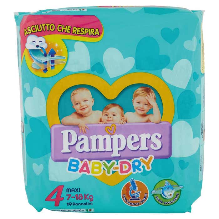 PAMPERS Baby-Dry Pannolini Maxi 7-18 kg