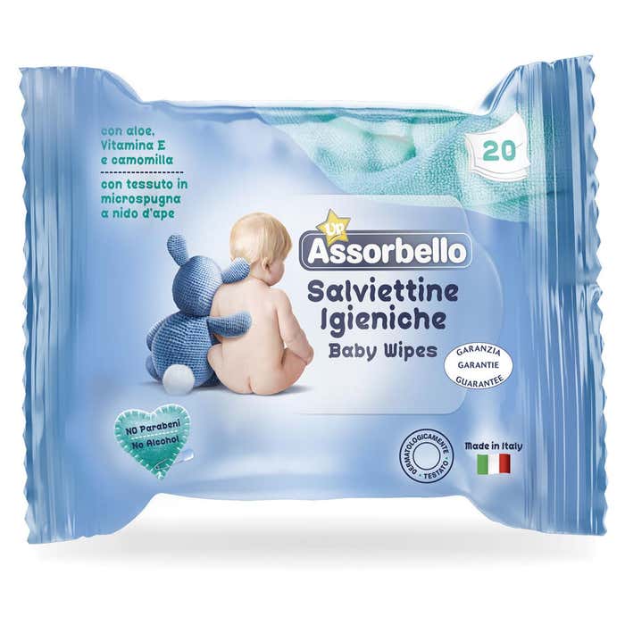 ASSORBELLO Salviettine igieniche 20 pz