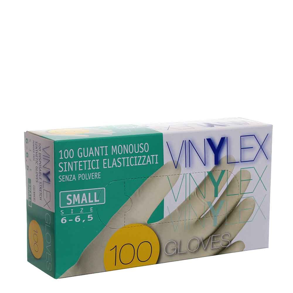 VINYLEX Guanti in Lattice misura 6-6,5 - 100 pezzi